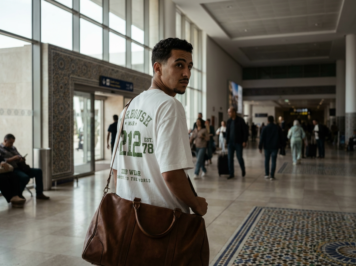 T-Shirt “Morocco To The World” — Édition Limitée